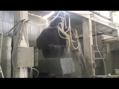 हाइड्रोलिक सिंगल आर्म मल्टीब्लेड ब्लॉक कटर मशीन चार स्तंभ संरचना