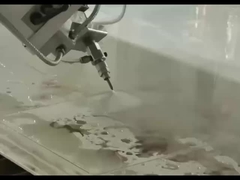 5 अक्ष सीएनसी वाटरजेट कटिंग मशीन पत्थर धातु के लिए 45 डिग्री काटने के लिए वाटरजेट कटिंग मशीन