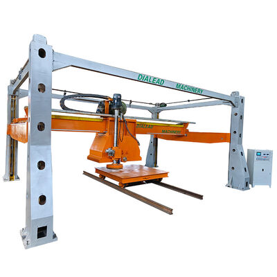 मल्टी डिस्क दो दिशा अनुकूलन के साथ ग्रेनाइट ट्रैवेटाइन संगमरमर ब्लॉक काटने की मशीन