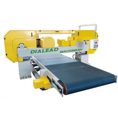 क्षैतिज जोड़ी काटने की मशीन संगमरमर स्लैब्स ब्लॉक स्प्लिटिंग मशीन पत्थर बैंड देखा मशीन